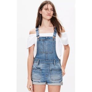 Madewell Adirondack Short Overall Isley Wash Blue